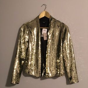 ASOS Gold Sequin Blazer